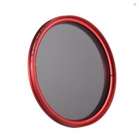 FOTGA 72mm Slim ND Fader Variable Filter Neutral Density ND2 to ND400 Red Replacement for Canon  DSLR Camera