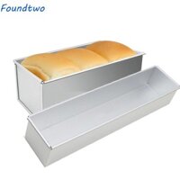 Foundtwo Chảo Loaf, Khuôn Bánh Mì Hình Chữ Nhật Cạnh Hoạt Động Chống Dính, Chuyên Nghiệp Làm Dày Dài Hợp Kim Nhôm Bánh Nướng Chảo Phụ Kiện Nhà Bếp