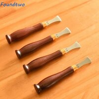 Foundtwo Da Edge Creaser Handmade Đánh Dấu Tay Cầm Bằng Gỗ Thì Dòng DIY Nông Khe Cắm Tuyến Tính Cạnh Dụng Cụ