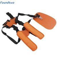 Foundtwo Strimmer Harness, Dây đeo khai thác máy cắt cỏ thoải mái có thể điều chỉnh, Tiết kiệm nhân công Màu cam Bàn chải cắt dây đeo Bàn chải cắt