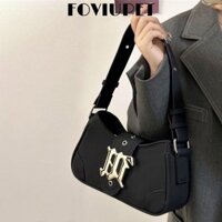 FOVIUPET Túi Tote , Túi Đeo Vai Màu Trơn Mờ Da Lộn, Túi Xách Dung Tích Lớn Thường Ngày Nữ Bé Gái