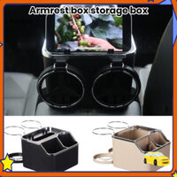 Fox Car Cup Holder Armrest Organizer Car Armrest Storage Box Sắp xếp ghế ngồi có giá đỡ cốc Công suất lớn Bảng điều khiển đa chức năng bên tổ chức cho người mua Đông Nam Á