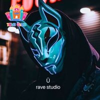 FOX MASK LIGHT UP DRIFT MASKS WOLF LED COLOUR COSPLAY GLOWING DECORATIONS MASKS GIFT COSTUME CHILD ADULT FESTIVAL PARTY MASK
