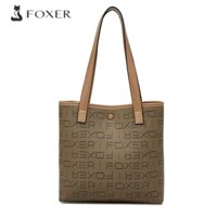 Foxer Túi xách nữ Da đi lại Túi tote thông thường Dung tích lớn Túi đeo vai nữ Túi xách nữ hàng đầu