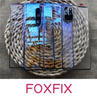 Foxfix Kính Trong Suốt Cho Oneplus 8 Pro 8T Pin Mặt Sau Bảng Điều Khiển Kính Phía Sau Vỏ Có Thay Thế Ống Kính Máy Ảnh + Miếng Dán