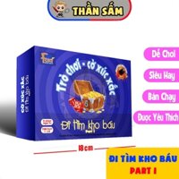 [Foxi] Trò Chơi Đi Tìm Kho Báu Phần 1 Bộ Boardgame Tương Tác Đồ Chơi Trí Tuệ Trẻ Em Tư Duy