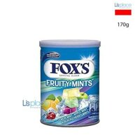Fox's Crystal Clear Kẹo trái cây bạc hà