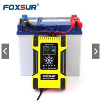 FOXSUR Sạc bình ắc quy 12V 24V 6Ah - 200Ah sạc pin sắt   tự ngắt khi đầy, khử sunfat khôi phục ắc quy