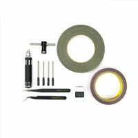 FPV RC Repair Tool Set 4in1 Screwdriver Tweezers Adhesive Tape Double Sided Tape Battery Voltage Buzzer Alarm
