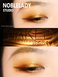 Fracture spot đô thị phân rã phân rã bảng phấn mắt thành phố 12 màu Phấn mắt UD Naked Honey mật ong phấn mắt kim tuyến