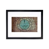 Framed Art Prints Gravity Falls Bill Cipher 2 Wood Frames Reproduction Picture Graphic Print Wall Art, 12 x 16 Inches