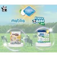 FRANCE BEBE BIO -Sữa bột hữu cơ nhập nguyên lon từ Pháp - cho trẻ 0-6 tháng-800g- Hạn t6/2025
