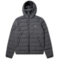 Fred Perry Insulated Hooded Brentham Jacket - Black