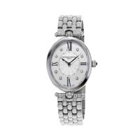 Frederique Constant Classics Art Deco Quartz Crystal White Mother of Pearl Dial Ladies Watch FC-200MPWD3V6B