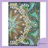 [Fredyest.Vn] Vỏ Bọc Hộ Chiếu Du Lịch Đính Đá diy Hình Dạng Đặc Biệt