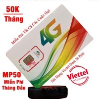 [FREE 1 THÁNG] Sim Viettel MP50 miễn phí gọi nội mạng