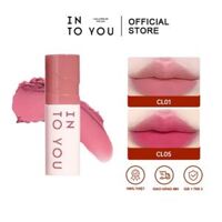【Free Gift】INTO YOU X PANTONE Son môi mềm mịn với lụa mờ có thể dùng cho môi và má