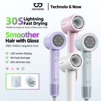 【Free Gift】Máy sấy tóc tốc ion âm GOOJODOQ GD029 LED Màn hình pin, 4 cài đặt nhiệt ,2 phút nhanh khô,Máy sấy tóc du lịch nhẹ