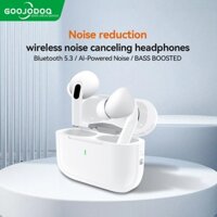 【Free Gift】Tai nghe không dây GOOJODOQ Bluetooth 5.3 có micrô tích hợp Giảm tiếng ồn âm thanh chất lượng cao IPX5 kín nước