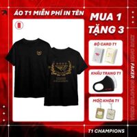 [FREE IN TÊN] Áo T1 4 Sao Nâng Cúp CKTG 2023-LCK 2024-CKTG 2023-MSI 2023-LCK 2023-CKTG 2022 Bởi QUR STUDIO