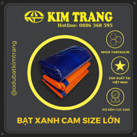 [Free Máy Viền Mép, Đóng Khuy] [Size Lớn] Bạt 2 Da Xanh Cam SIZE LỚN Siêu Cao Cấp, Bền Đẹp, Hàng Việt Nam Chất Lượng Cao
