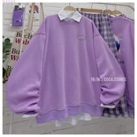 free [N9698]💜 Áo SWEATER The truth untold (Có sẵn/ảnh thật) giá sốc