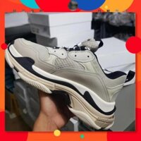 Free Săn Sales Giày Balenciaga Triple S Xám Đen Chất Nhất 👟 Xịn Nhất : .  new ⚡ ; * -A890 -v23 ' ⁹ P ; P:{ "