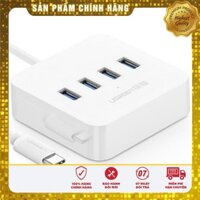 [Free ship 150K] Bộ chuyển đổi USB-C sang Hub USB 3.0 4 cổng hỗ trợ nguồn DC-5V Ugreen 30316