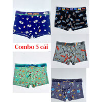 [free ship 50k + che tên đơn hàng] combo 5 quần lót nam thun lạnh cao cấp có 5 màu trẻ trung năng động