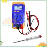 [FREE SHIP => 50K ] Đồng hồ đo vạn năng Digital Multimeter A830L (xanh phối vàng) + Bút thử điện