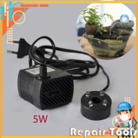 [Free ship >= 50K] Máy bơm chìm 5W kèm 4 bóng led  nhiều màu cho thác nước mini, bể cảnh, tiểu cảnh