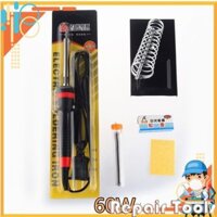 [Free ship >= 50K] Mỏ hàn cao cấp Fei GE Tool 60W có đèn báo nguồn + Chì hàn, Nhựa thông, Gác mỏ hàn, Bọt biển (5 in 1)