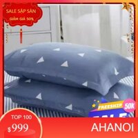 Free ship 99k Combo 2 vỏ gối nằm cotton poly mẫu A26 (CGHN)