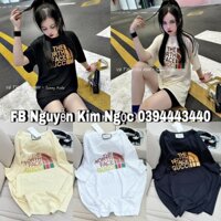 [FREE SHIP] Áo phông tay lỡ Unisex form rộng OVERSIZE The North Face HOT