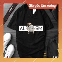 [FREE SHIP] Áo thun unisex tay lở form rộng vải cotton mềm mịn. Áo phông nam nữ trắng đen hình in sắc nét bền đẹp K053