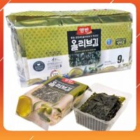 [FREE SHIP]   Bịch 9 Gói Lá Kim Ăn Liền Dongwon Vị Dầu Oliu ( 5 Gram/Gói)