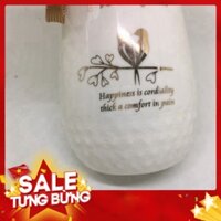 [FREE SHIP] Bình sứ giữ nhiệt có quai xách - 400ml