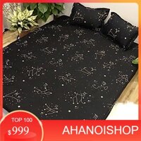 Free ship Bộ ga gối 3 món poly 1m8 mẫu cung hoàng đạo