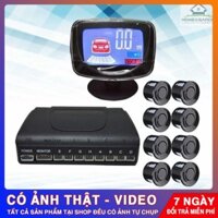 [Free Ship] Cảm biến tiến lùi 6 mắt - 8 mắt trước sau TẶNG mũi khoan kèm màn hình có chuông cảnh báo vật cản