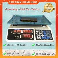 [free ship] Cân Tính Tiền 30kg/40kg - Cân Điện Tử Cao Cấp Đài Loan. Màn Hình Hiển Thị 2 Mặt (Bảo Hành 12 Tháng)