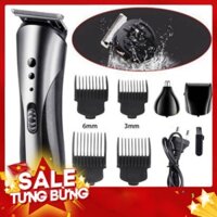 [FREE SHIP] 🔥CÓ QUÀ TẶNG🔥 Tông đơ cắt tóc kiêm cạo râu chính hãng Kemei 1407 +Tặng 2 kéo cắt tỉa 🔥SIÊU HOT🔥