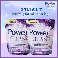 [Free ship] Combo 2 túi Nước giặt xả Power Clean, hương nước hoa lavender, túi 3000ml  [HÀNG CHÍNH HÃNG]