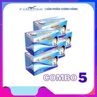 [FREE SHIP]- COMBO 5 HỘP - Khẩu trang Y Tế 4 Lớp Nam Anh Famapro ( Hộp 50 chiếc  )