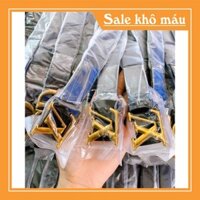 (Free Ship) Dây lưng thắt lưng sang chảnh mặt vàng chữ cao cấp