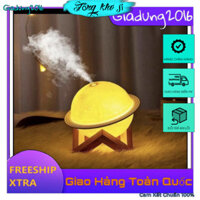 🌏FREE SHIP🌎 Đèn Xông Tinh Dầu, Máy Khuếch Tán, Phun Sương, Xông Tinh Dầu Thơm Phòng, Kèm Đèn Ngủ, Hình Mặt Trăng