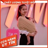 [Free Ship] Địu em bé địu (RẺ VÔ ĐỊCH- HÌNH THẬT SHOP CHỤP) Địu vải sling cho em bé chỉnh size Bình Duong