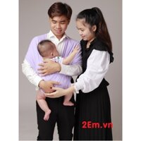 [FREE SHIP] Địu em be sling trẻ em nhiều hạng từ phổ thông - thoáng khí, vải mềm mịn tốt cho bé