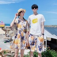 [Free Ship] Đồ đôi đi biển, Set đi biển đôi, Đồ đôi nam nữ