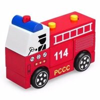 [FREE SHIP ĐƠN TỪ 50K] Bộ lắp ráp xe cứu hỏa winwintoys