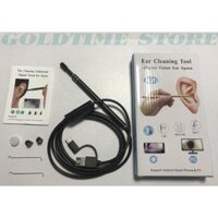 [FREE SHIP] Dụng Cụ Lấy Ráy Tai Có Camera 3 Trong 1, Có App Kết Nối Với Điện Thoại, Nội Soi Tai, Mũi Họng BH 12 tháng
